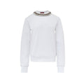 Weißes Baumwoll-Sweatshirt