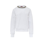 Weißes Baumwoll-Sweatshirt