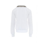 Weißes Baumwoll-Sweatshirt