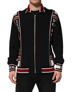 Black DG King Full Zip Sweatshirt  Sweater