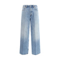 Hellblaue Jeans aus Baumwolldenim