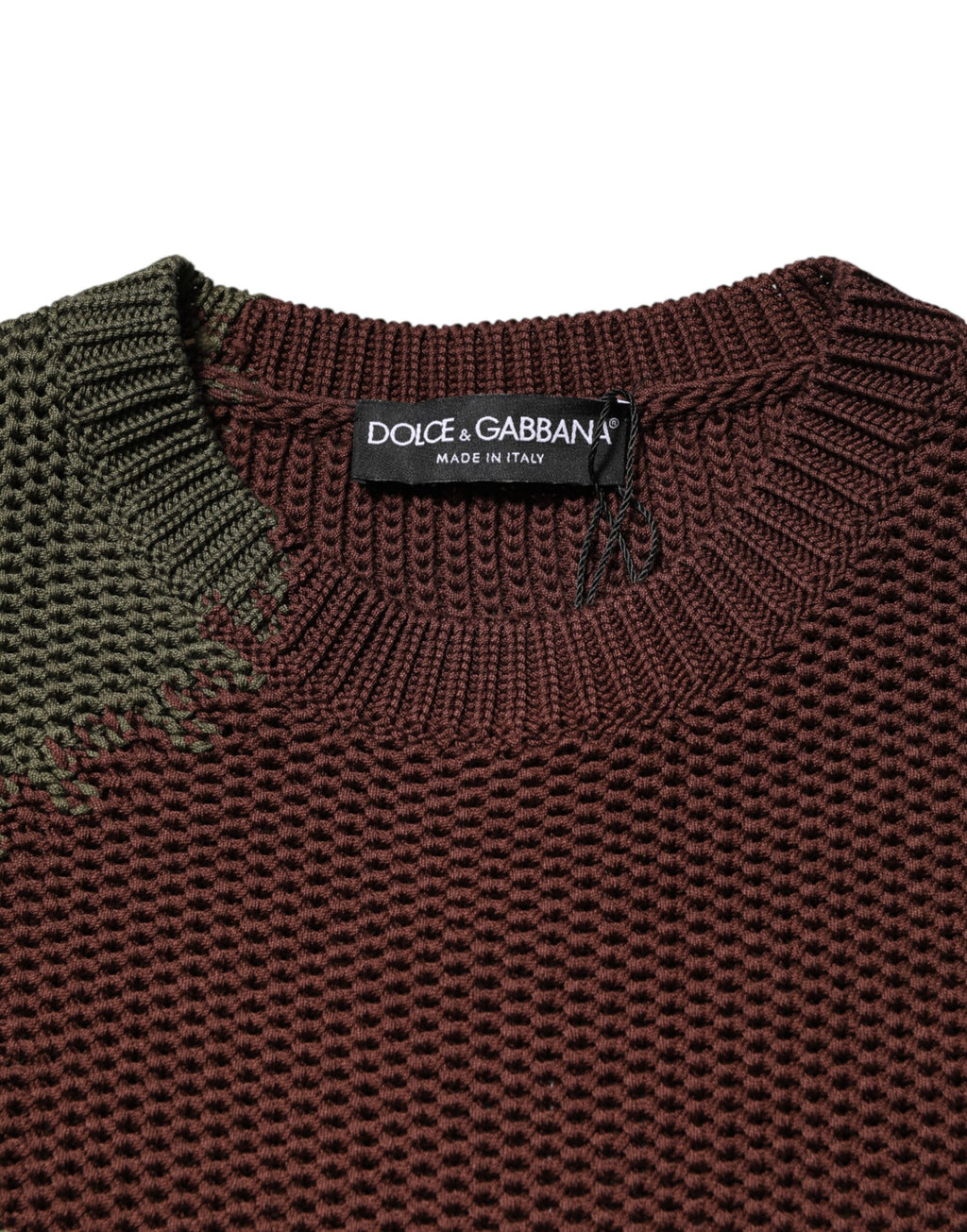 Herren-Pullover aus mehrfarbiger Baumwolle mit abstraktem Muster