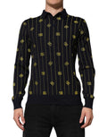 Poloshirt mit Black Logo Jacquard-Strick
