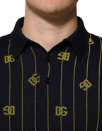 Poloshirt mit Black Logo Jacquard-Strick