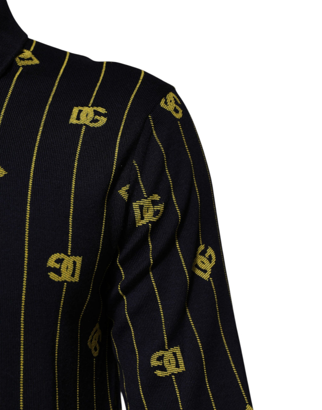 Poloshirt mit Black Logo Jacquard-Strick