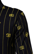 Poloshirt mit Black Logo Jacquard-Strick