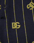 Poloshirt mit Black Logo Jacquard-Strick