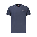 Blue Cotton Men's T-Shirt