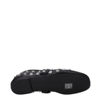 Schwarze Ballerinas aus Leder