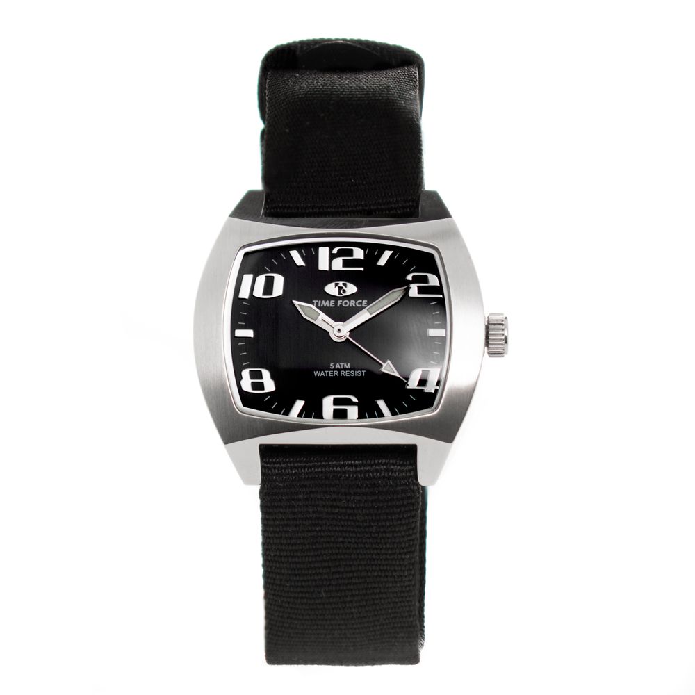 Orologio sportivo in nylon nero