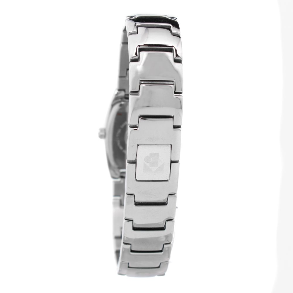 Silberne Edelstahl-Dresswatch