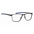 Brille (Fassung) aus schwarzem Metall