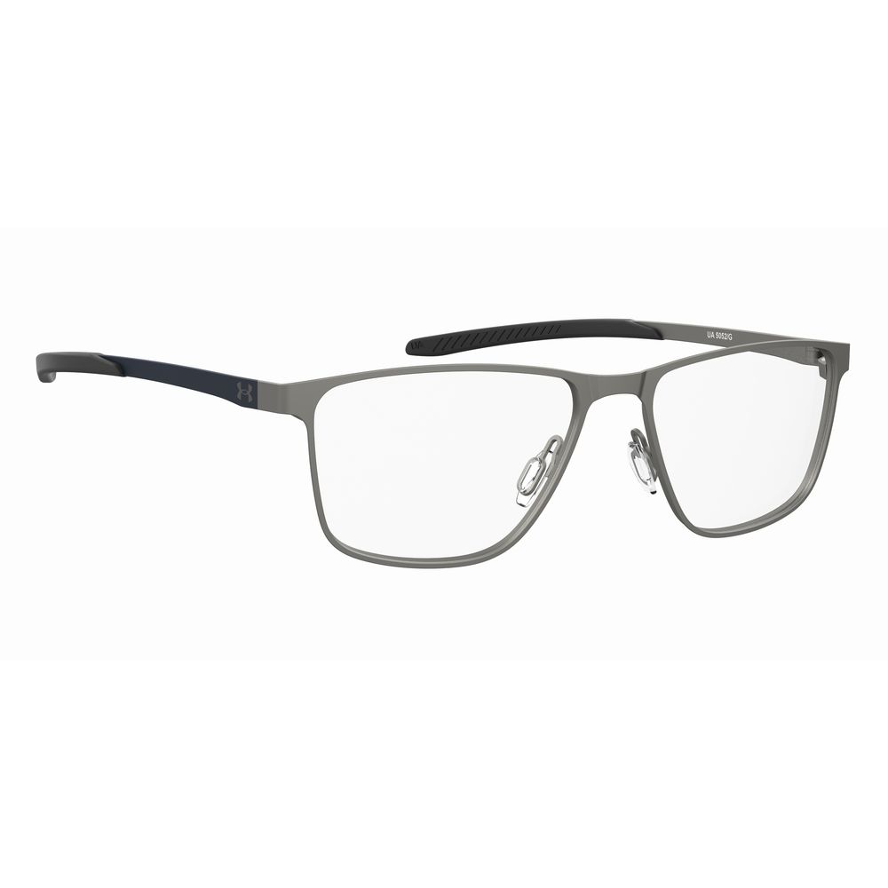 Brille (Gestell) aus grauem Metall