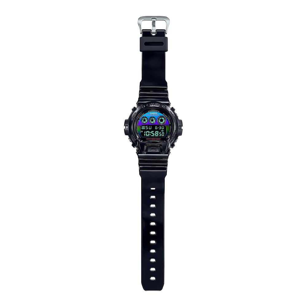 Digitale Armbanduhr aus schwarzem Resin