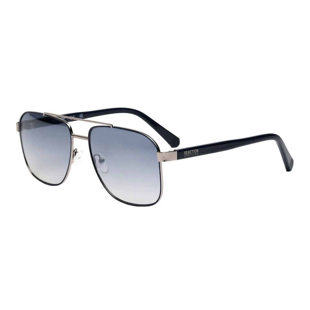 Sonnenbrille aus schwarzem Metall