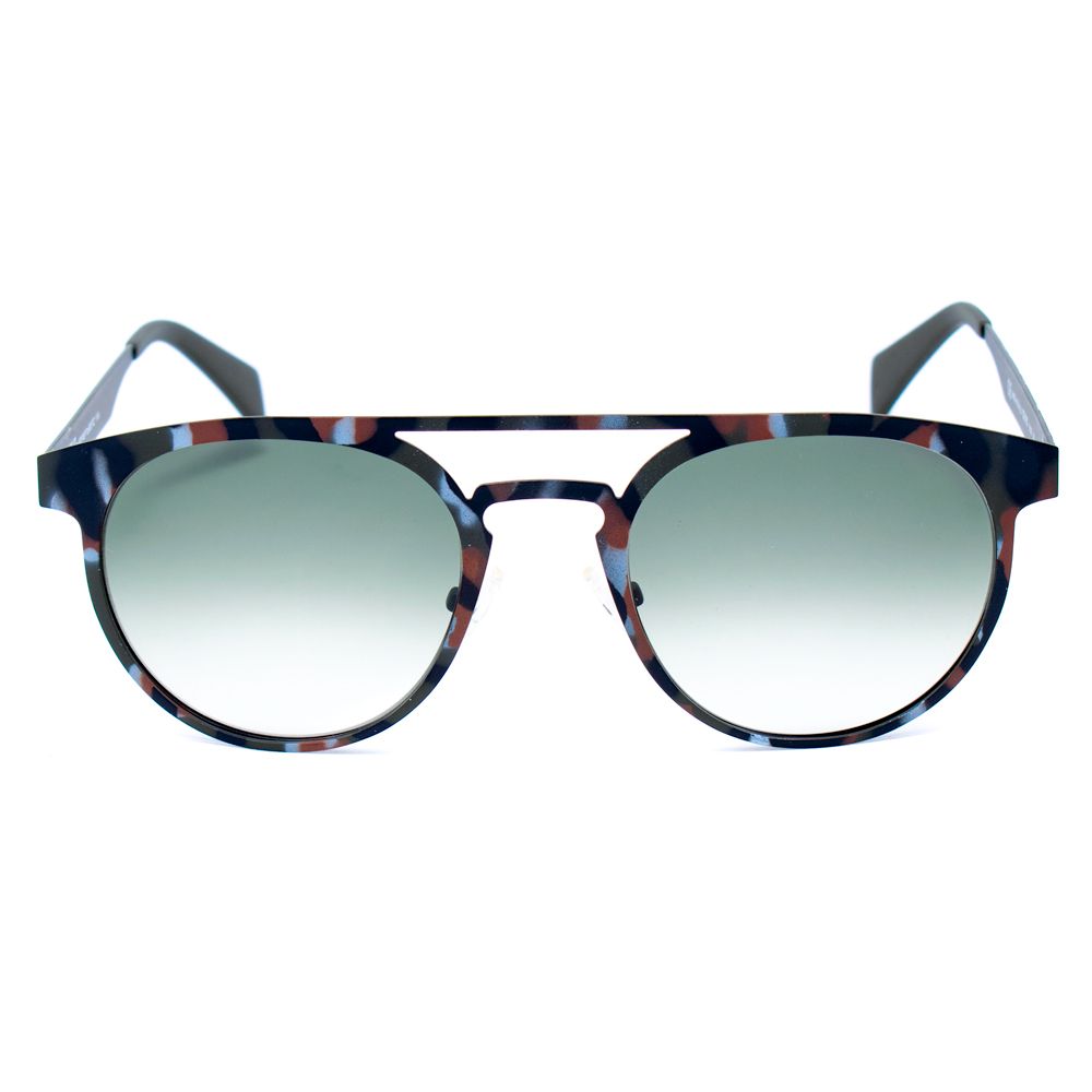 Sonnenbrille aus grauem Metall