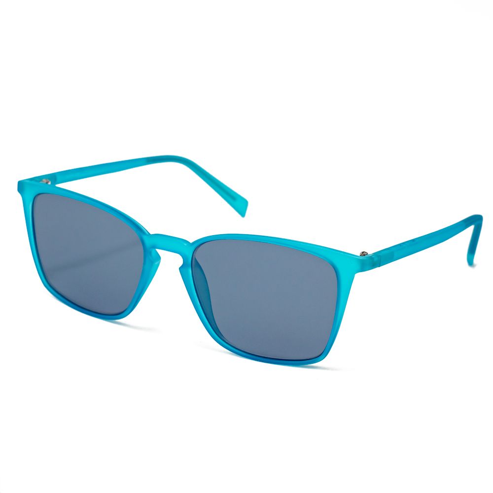 Sonnenbrille aus blauem Azetat