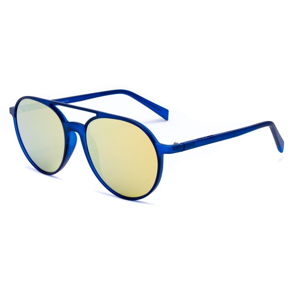 Sonnenbrille aus blauem Azetat