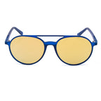 Sonnenbrille aus blauem Azetat