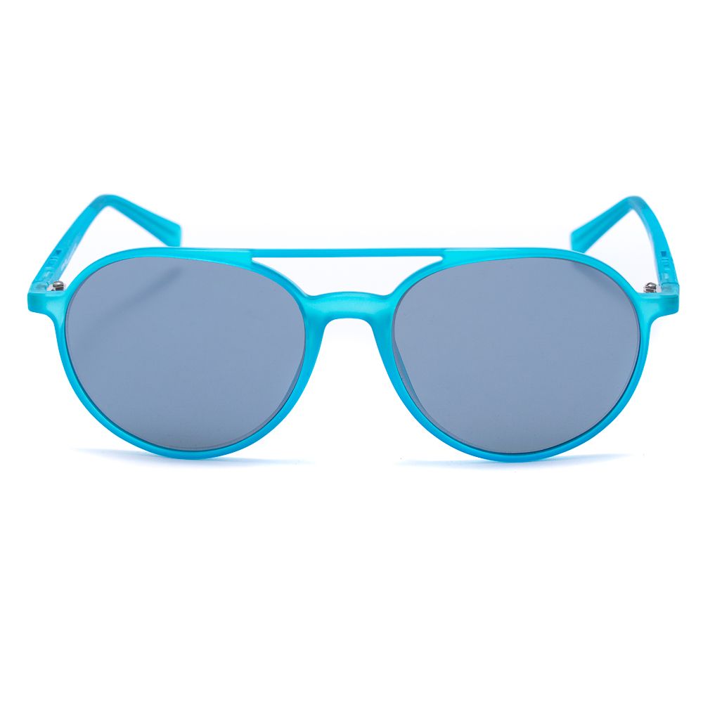 Sonnenbrille aus blauem Azetat
