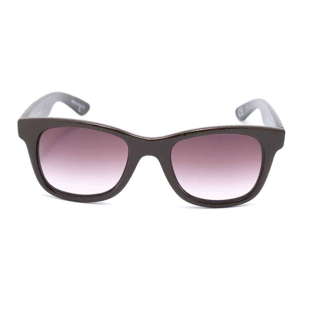 Sonnenbrille aus braunem Azetat