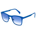 Blaue Metallsonnenbrille