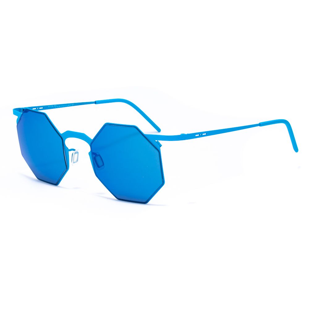 Occhiali da sole in metallo blu
