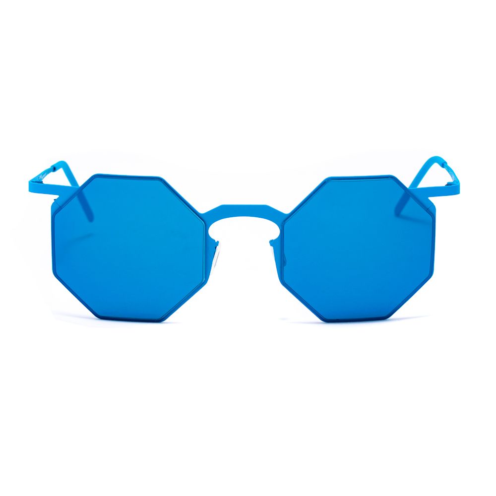 Occhiali da sole in metallo blu