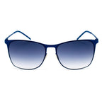 Blaue Metallsonnenbrille