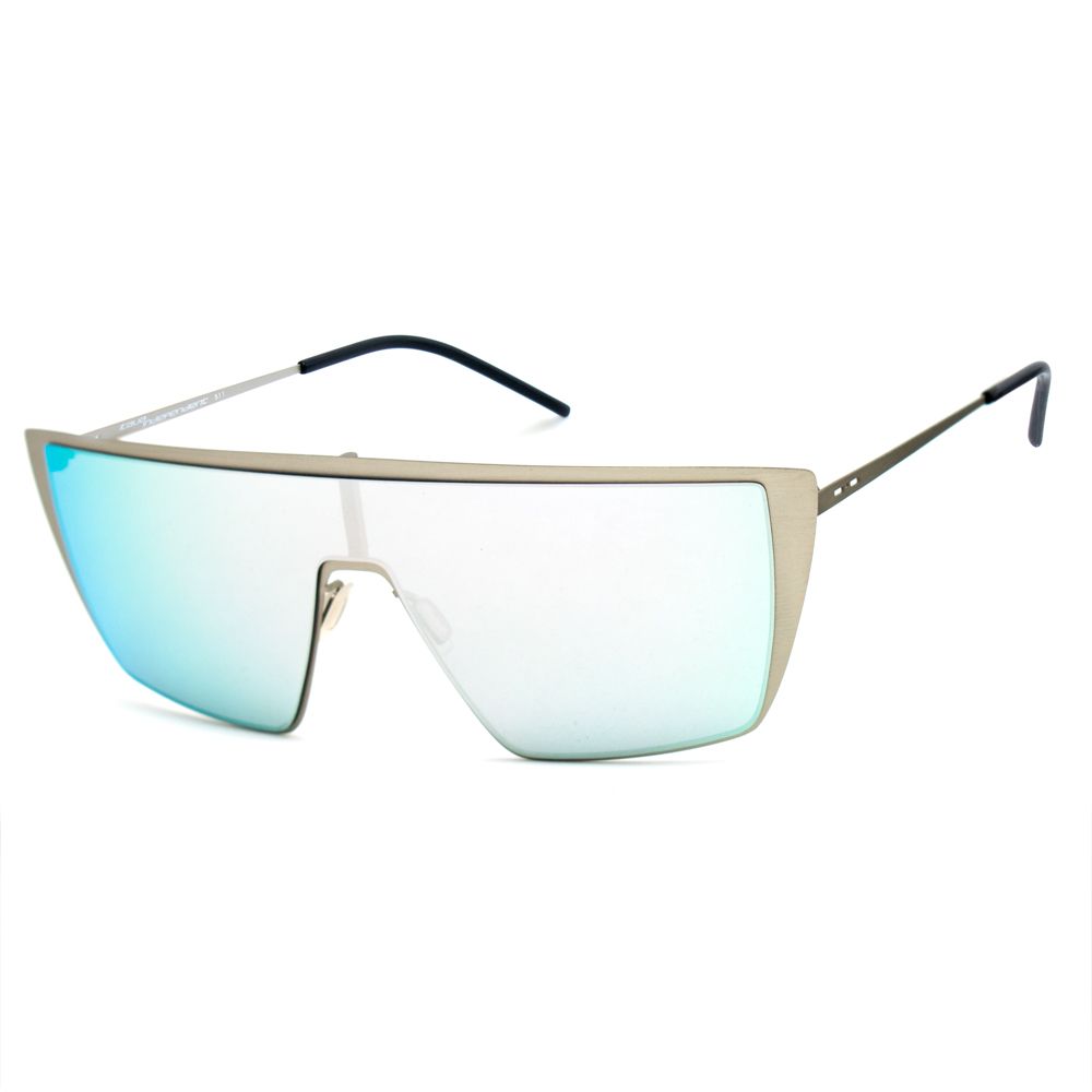 Sonnenbrille aus silbernem Metall