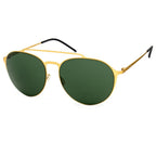 Sonnenbrille mit Goldmetallrahmen