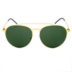 Sonnenbrille mit Goldmetallrahmen