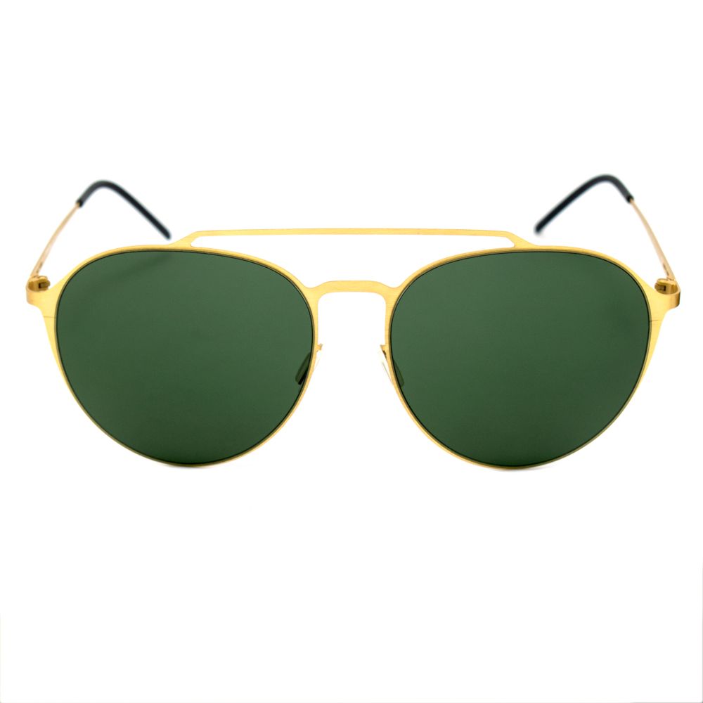 Sonnenbrille mit Goldmetallrahmen