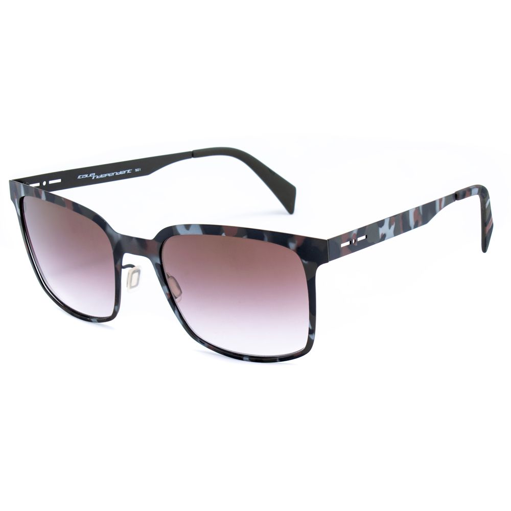 Graue Metallsonnenbrille