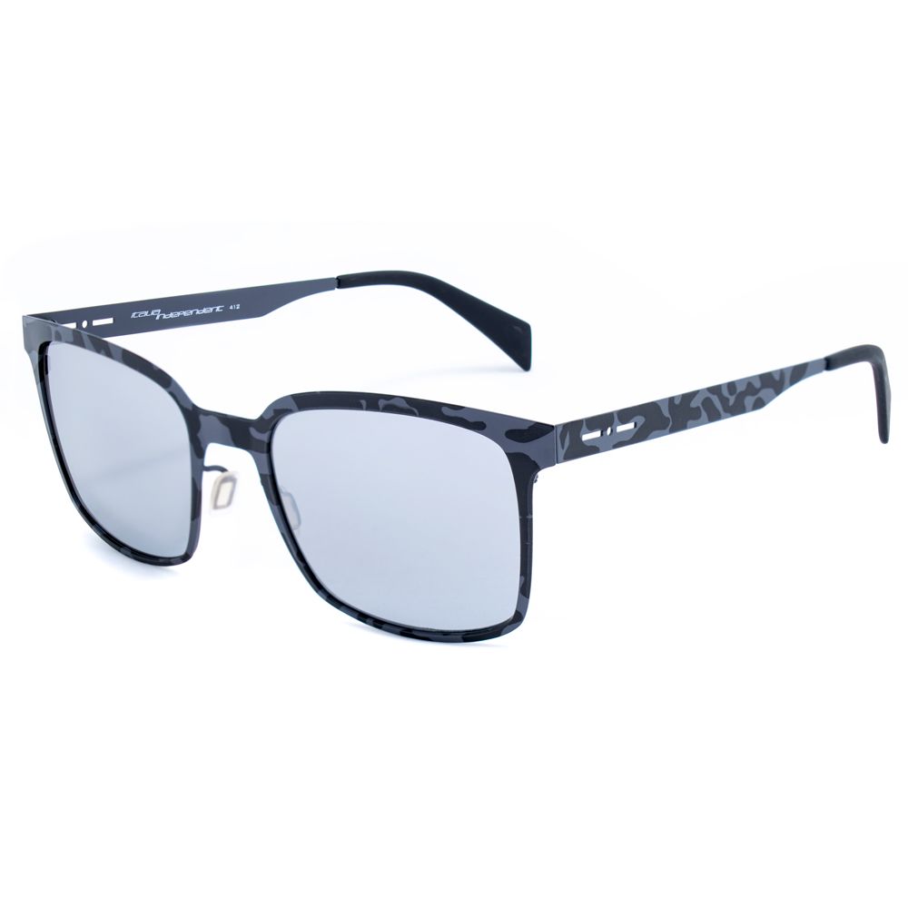 Graue Metallsonnenbrille