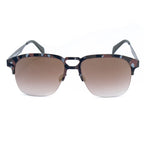 Sonnenbrille aus grauem Metall