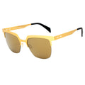 Goldene Metallsonnenbrille