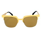 Goldene Metallsonnenbrille