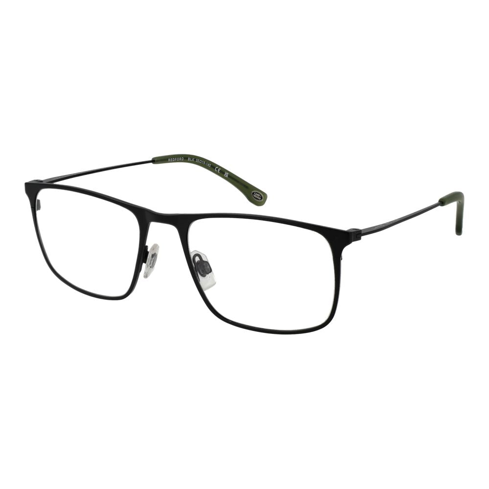 Brille (Fassungen) aus schwarzem Edelstahl