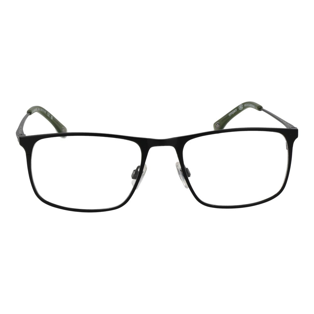 Brille (Fassungen) aus schwarzem Edelstahl