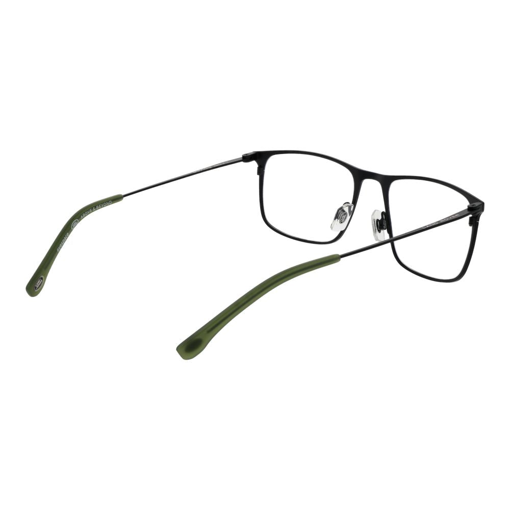Brille (Fassungen) aus schwarzem Edelstahl