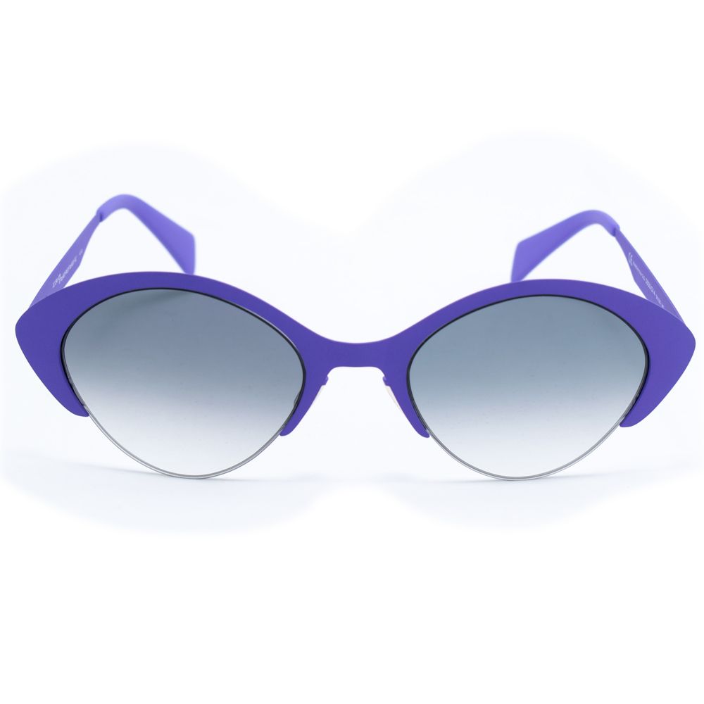 Lilafarbene Sonnenbrille aus Metall
