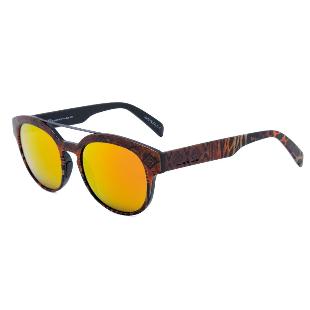Sonnenbrille aus braunem Azetat