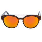 Sonnenbrille aus braunem Azetat
