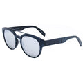 Sonnenbrille aus grauem Azetat
