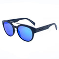 Sonnenbrille aus blauem Azetat