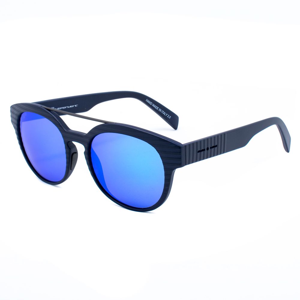 Sonnenbrille aus blauem Azetat