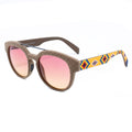 Brown Acetate Sunglasses