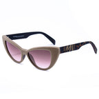Sonnenbrille aus mehrfarbigem Azetat