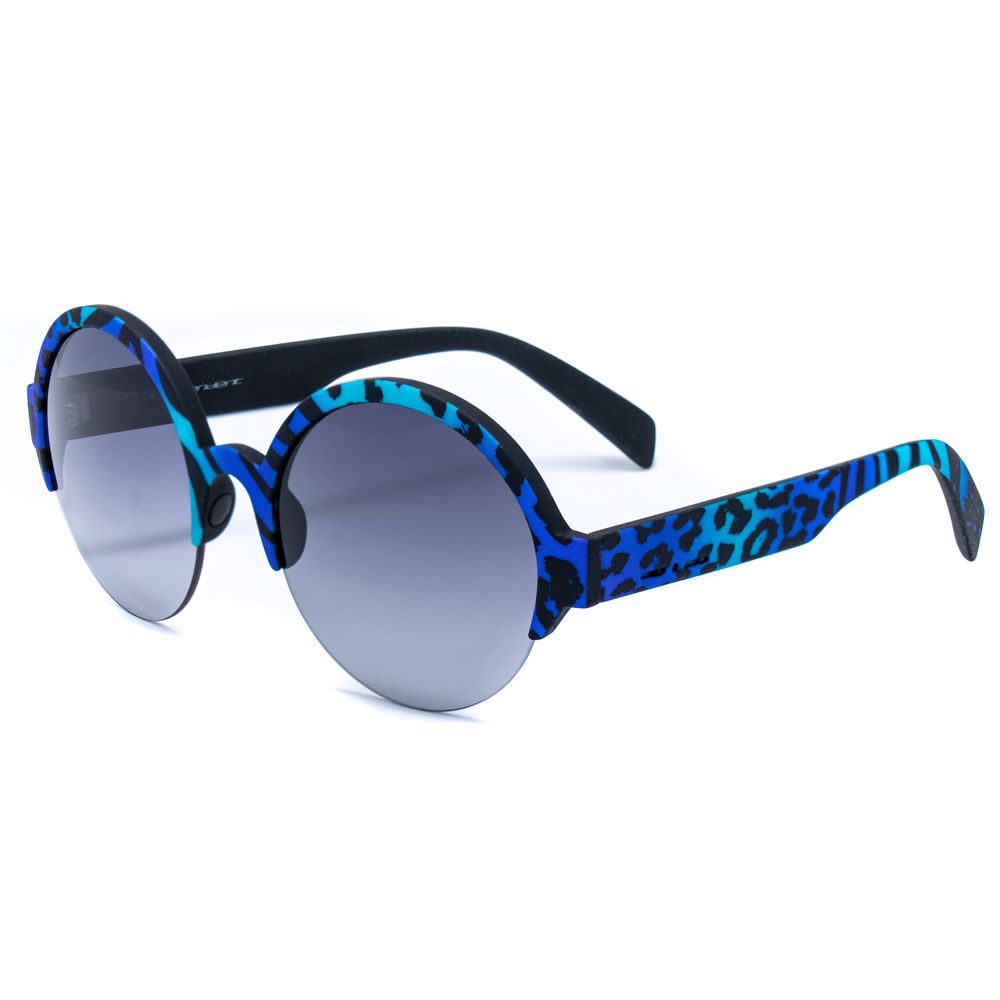 Sonnenbrille aus blauem Azetat